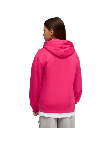 Puma ESS Centered Cat Logo Relaxed Hoodie for Kids Fuchsia 692973 59