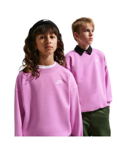 Nike Sportswear Club Fleece Kids' Sweatshirt Pink FD2923 503