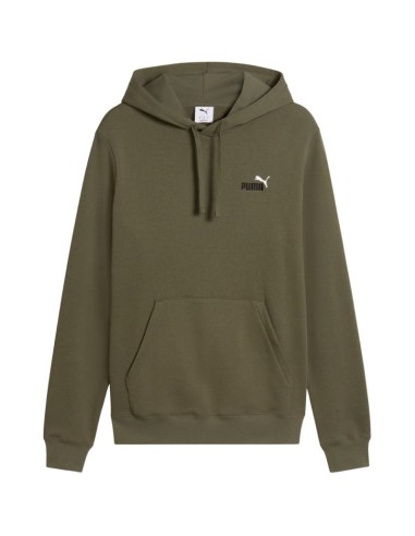 Men's Puma ESS 2 Color Small No 1 Logo Hoodie olive 684719 81