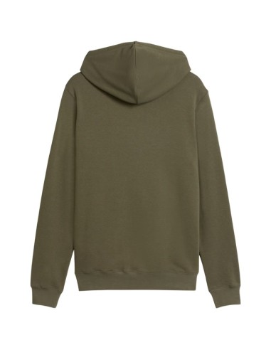 Men's Puma ESS 2 Color Small No 1 Logo Hoodie olive 684719 81