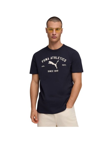 Men's Puma Class Graphic Tee Navy Blue 692226 16