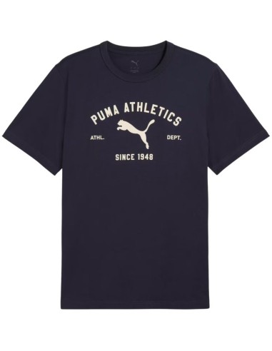Men's Puma Class Graphic Tee Navy Blue 692226 16