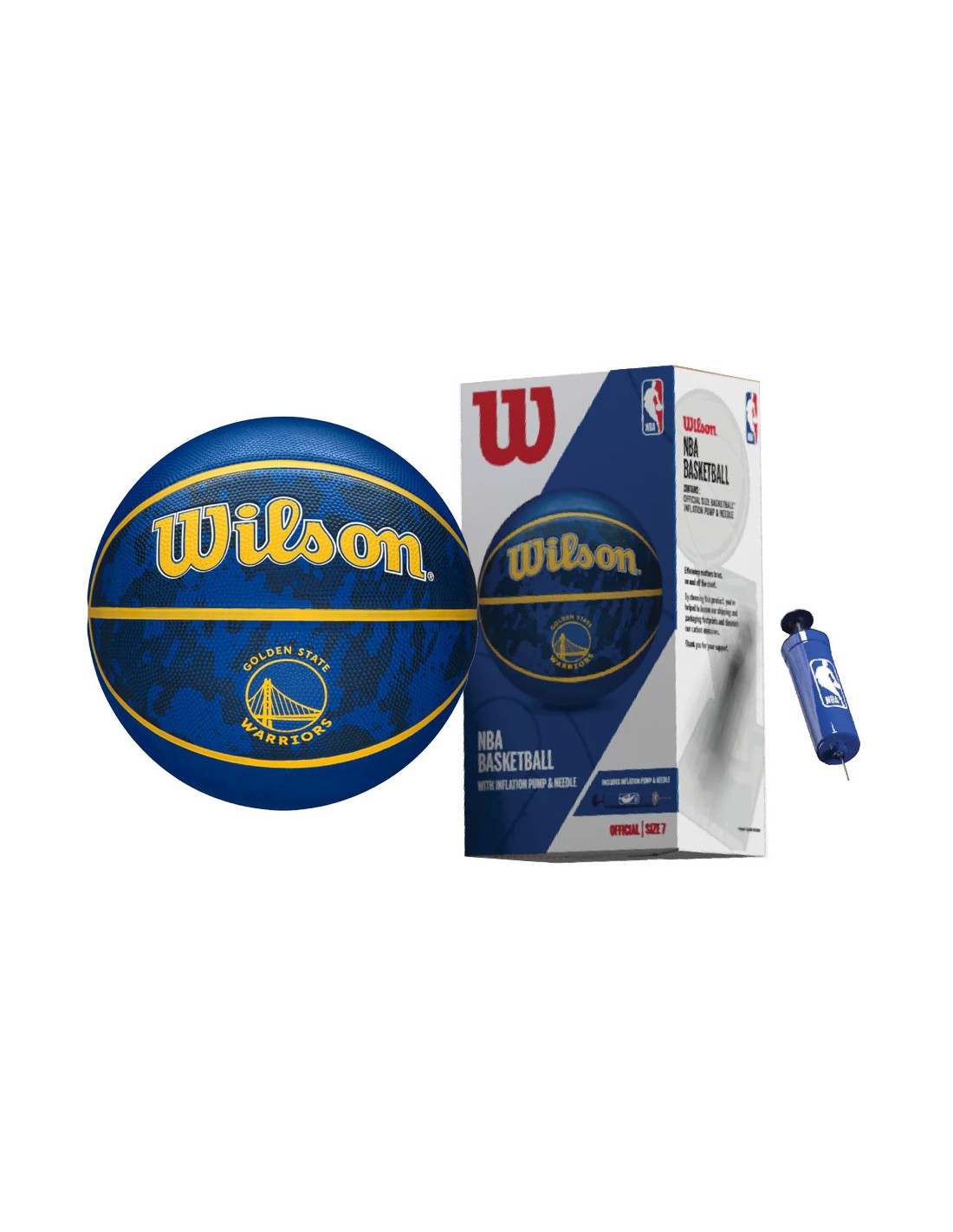 Wilson Golden State Warriors NBA Team Tribute Size 7