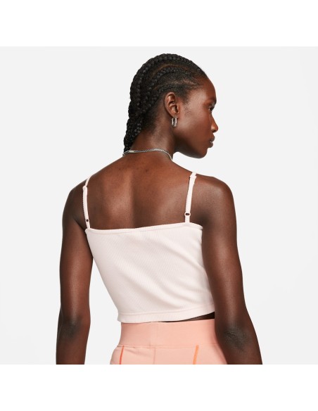 Nike Sportswear Essential Rib Crop Top AtmosphereWhite DM6737610