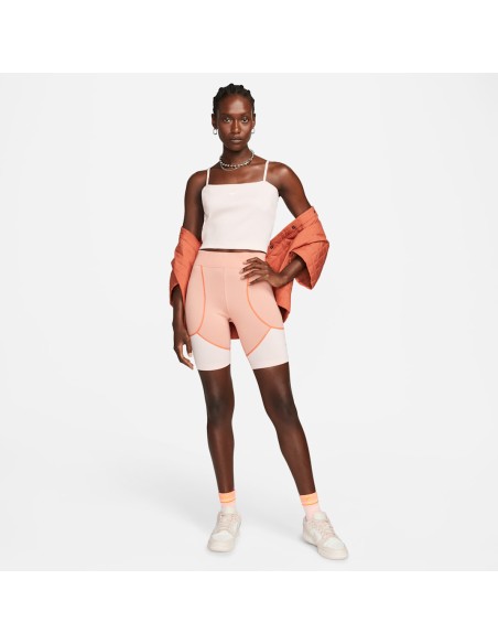Nike Sportswear Essential Rib Crop Top AtmosphereWhite DM6737610