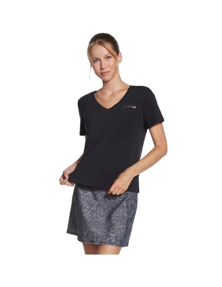 Skechers Signature VNeck Tee TP167BLK