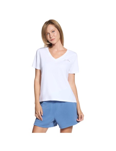 Skechers Signature VNeck Tee TP167WHT