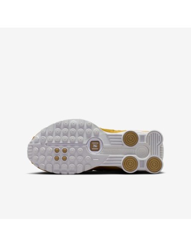 Nike Shox R4 Metallic Gold White GS Sports Shoes CW2626700