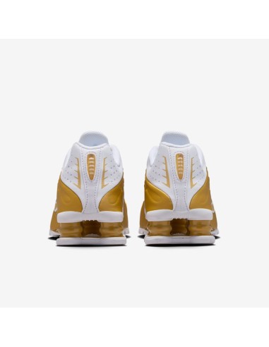 Nike Shox R4 Metallic Gold White GS Sports Shoes CW2626700