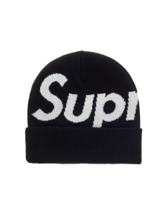 Supreme Big Logo Beanie FW25 Black FW25BLOGOBEANIEBLACK MBS