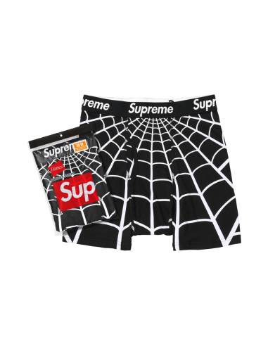 Supreme x Hanes SpiderMan Boxer Briefs 2 Pack 'Black' SS26A66BLACK MBS
