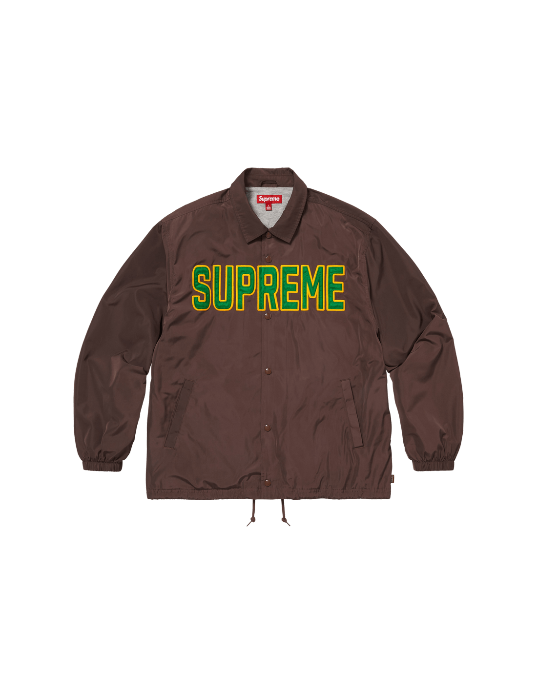 Supreme Spellout Coaches Jacket 'Brown' SS26J106BROWN MBS