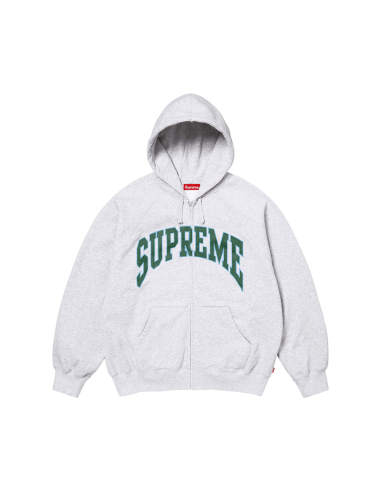 Supreme Cracked Raglan Zip Up Hooded Sweatshirt 'Ash Grey' SS26SW81ASHGREY MBS