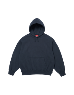 Supreme Satin Appliqué Hooded Sweatshirt 'Navy' SS26SW98NAVY MBS