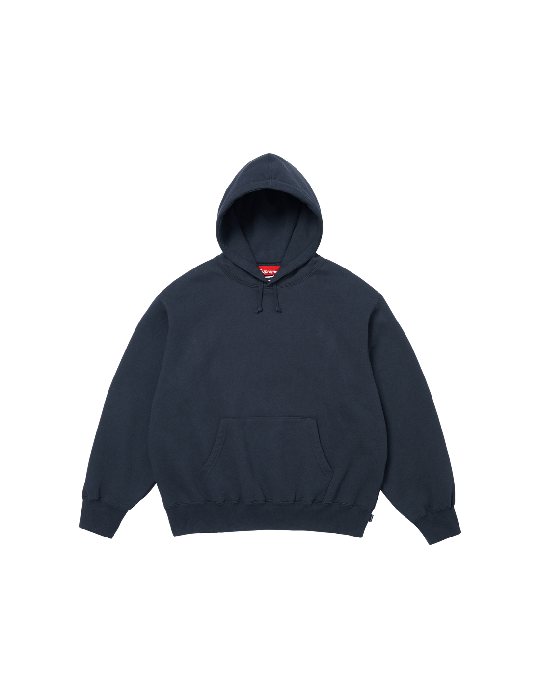 Supreme Satin Appliqué Hooded Sweatshirt 'Navy' SS26SW98NAVY MBS