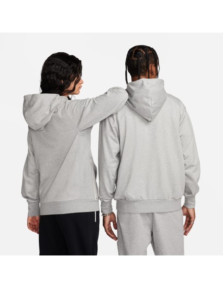Nike Standard Issue M DriFIT FullZip Basketball Hoodie Dark Grey HeatherPale Ivory DQ5816063 MBS