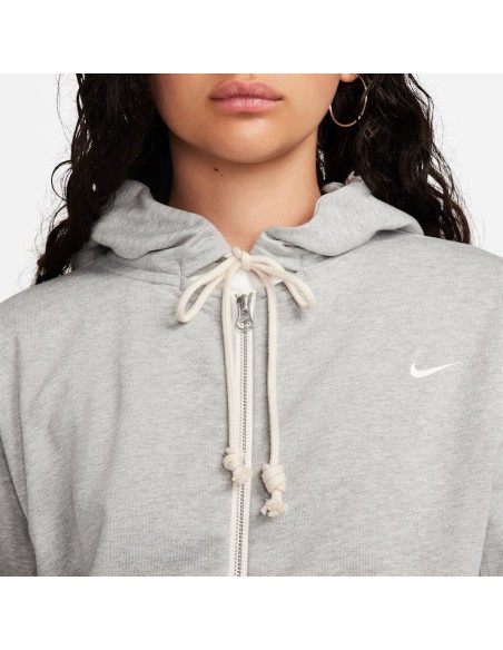 Nike Standard Issue M DriFIT FullZip Basketball Hoodie Dark Grey HeatherPale Ivory DQ5816063 MBS