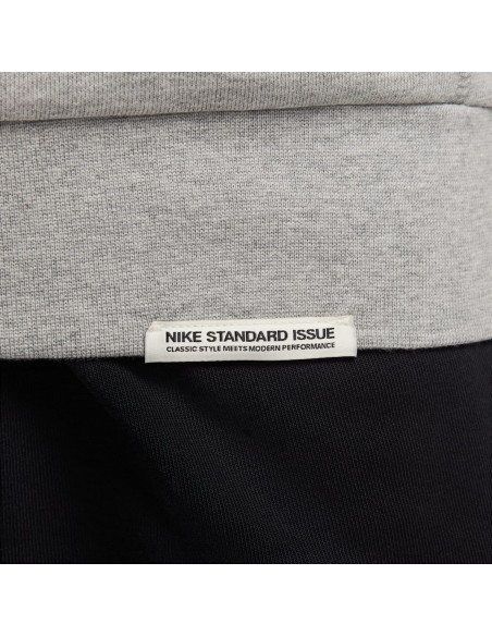 Nike Standard Issue M DriFIT FullZip Basketball Hoodie Dark Grey HeatherPale Ivory DQ5816063 MBS
