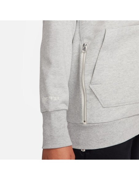 Nike Standard Issue M DriFIT FullZip Basketball Hoodie Dark Grey HeatherPale Ivory DQ5816063 MBS