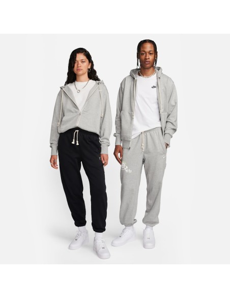 Nike Standard Issue M DriFIT FullZip Basketball Hoodie Dark Grey HeatherPale Ivory DQ5816063 MBS