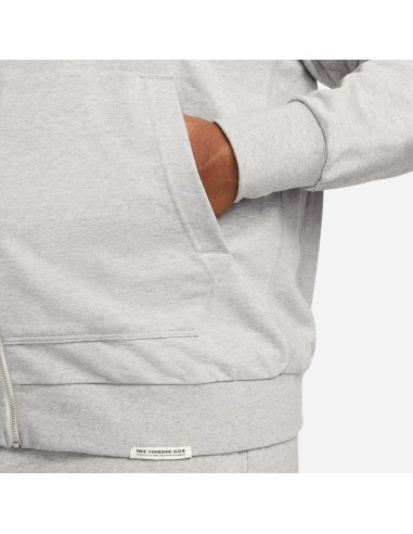 Nike Standard Issue M DriFIT FullZip Basketball Hoodie Dark Grey HeatherPale Ivory DQ5816063 MBS