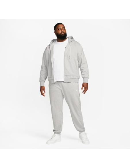 Nike Standard Issue M DriFIT FullZip Basketball Hoodie Dark Grey HeatherPale Ivory DQ5816063 MBS