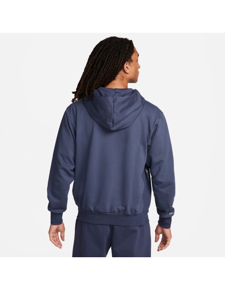 Nike Standard Issue Men's DriFIT Pullover Basketball Hoodie Thunder BluePale Ivory DQ5818437 MBS