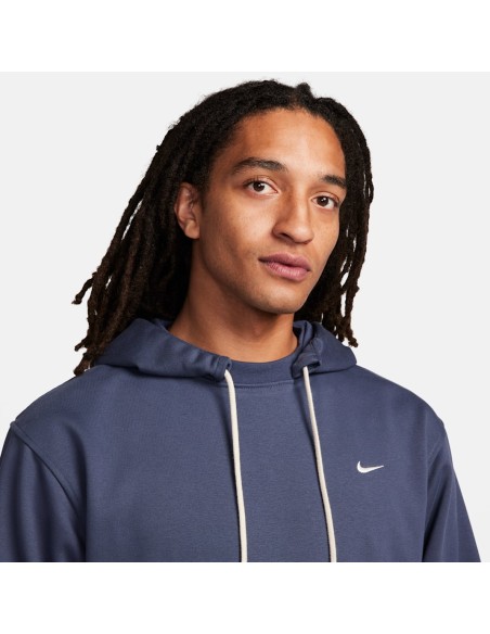 Nike Standard Issue Men's DriFIT Pullover Basketball Hoodie Thunder BluePale Ivory DQ5818437 MBS
