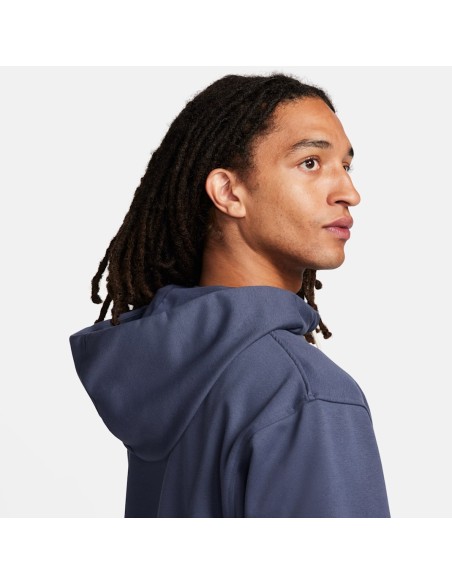 Nike Standard Issue Men's DriFIT Pullover Basketball Hoodie Thunder BluePale Ivory DQ5818437 MBS