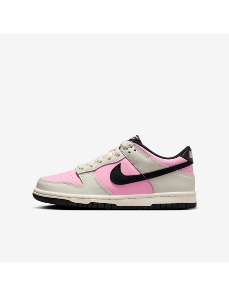 Nike Dunk Low Pink Rise Light Orewood Brown Pale Ivory Black GS FB9109601 MBS