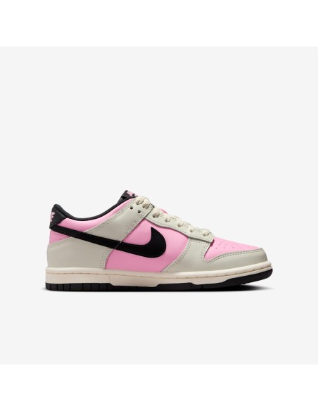 Nike Dunk Low Pink Rise Light Orewood Brown Pale Ivory Black GS FB9109601 MBS