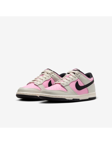Nike Dunk Low Pink Rise Light Orewood Brown Pale Ivory Black GS FB9109601 MBS