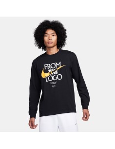 Nike Max90 Men's LongSleeve Basketball TShirt Black FQ4920010 MBS