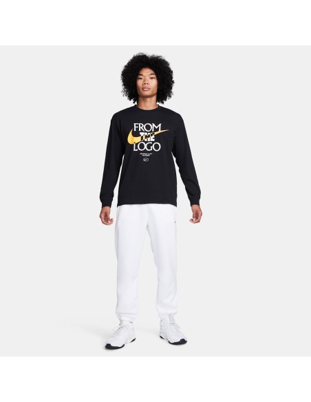 Nike Max90 Men's LongSleeve Basketball TShirt Black FQ4920010 MBS