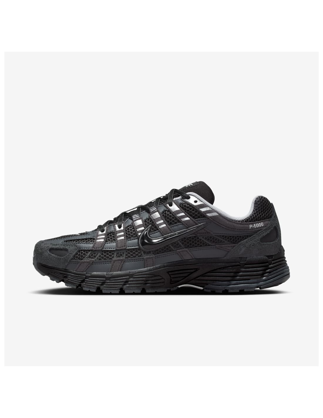 Nike P6000 Suede Anthracite Metallic Silver HF0015002 MBS