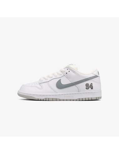 Nike SB Dunk Low Supreme 94 White Metallic Silver HQ8487100 MBS