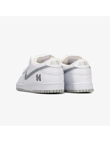 Nike SB Dunk Low Supreme 94 White Metallic Silver HQ8487100 MBS