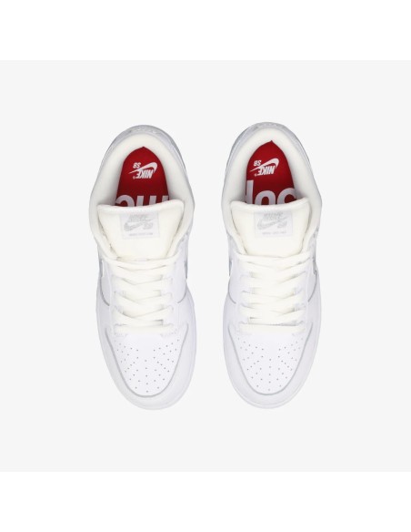 Nike SB Dunk Low Supreme 94 White Metallic Silver HQ8487100 MBS