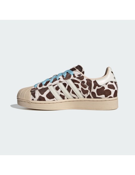 adidas Superstar II Cow Print Crystal Linen Women's KH9031 MBS