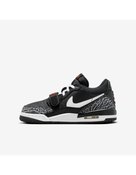 Jordan Legacy 312 Low Black White Safety Orange GS CD9054018 MBS