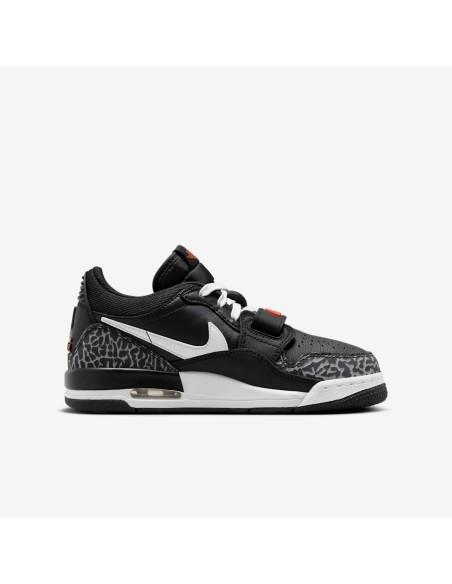 Jordan Legacy 312 Low Black White Safety Orange GS CD9054018 MBS