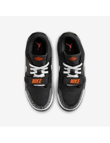 Jordan Legacy 312 Low Black White Safety Orange GS CD9054018 MBS