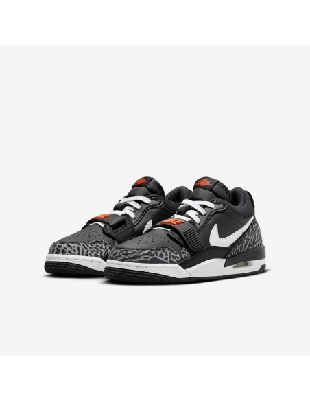 Jordan Legacy 312 Low Black White Safety Orange GS CD9054018 MBS