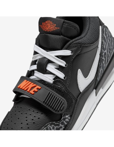 Jordan Legacy 312 Low Black White Safety Orange GS CD9054018 MBS