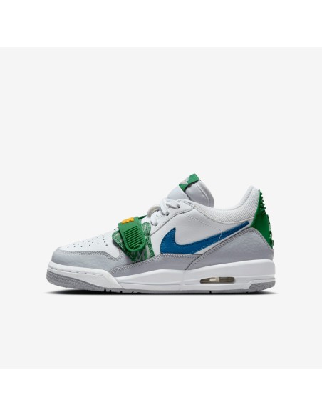 Jordan Legacy 312 Low White Pine Industrial Blue GS CD9054140 MBS