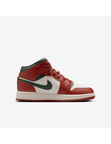 Jordan 1 Mid Redstone Midnight Green GS DQ8423105 MBS