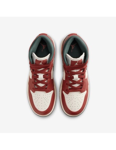 Jordan 1 Mid Redstone Midnight Green GS DQ8423105 MBS