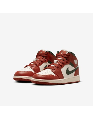 Jordan 1 Mid Redstone Midnight Green GS DQ8423105 MBS