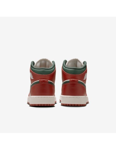 Jordan 1 Mid Redstone Midnight Green GS DQ8423105 MBS