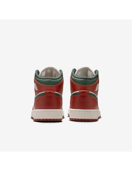 Jordan 1 Mid Redstone Midnight Green GS DQ8423105 MBS